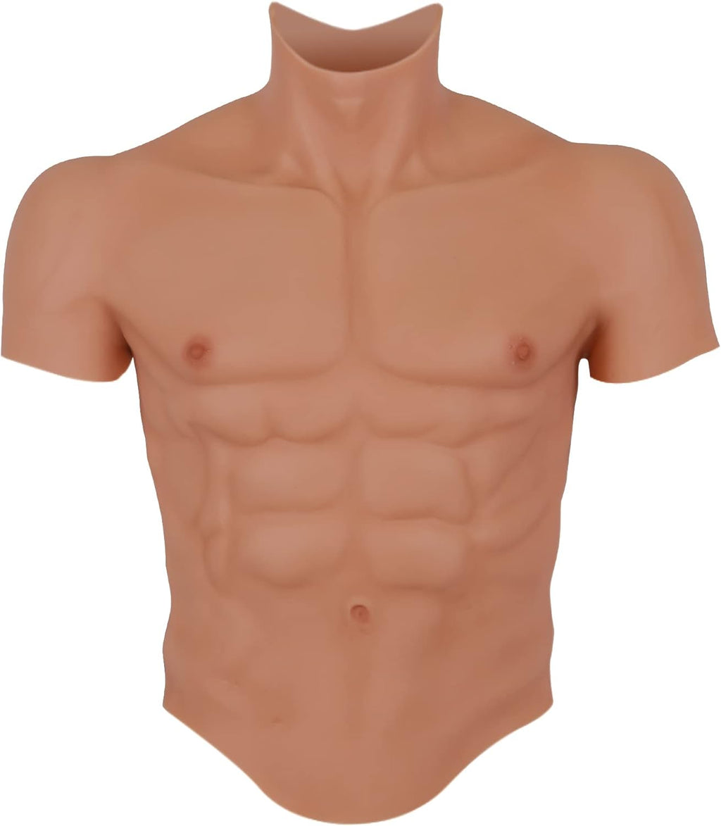 Ultra-Realistic Full Silicone Muscle Suit - Bodybuilding Costume For Halloween Cosplay, Fitness Show