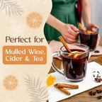 Parkway Essentials Traditional Mulling Spice 1 Pound Bag of Premium Blend of Cinnamon, Allspices, Cloves, Nutmeg & Orange Peels - Perfect for Apple Cider, Mulled Wine, Gluhwein, Tea, Juice, Christmas Holiday Drinks