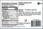 Yupik Dark Chocolate Covered Cherries, 60% Cacao, 2.2 lb (35.2 oz), Kosher, Dried Fruits, Dried Cherries Dipped in Rich Dark Chocolate, Smooth & Chewy, Chocolate Candy, Sweet Snacks