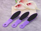 3pcs Foot File Callus Remover with Double-Sided Sand Paper Reusable Foot Scraper Pedicure Tool Foot Rasp Multi Purpose Feet Care Kit for Exfoliator Remover Dead Skin Hard Skin Calluse (Purple)