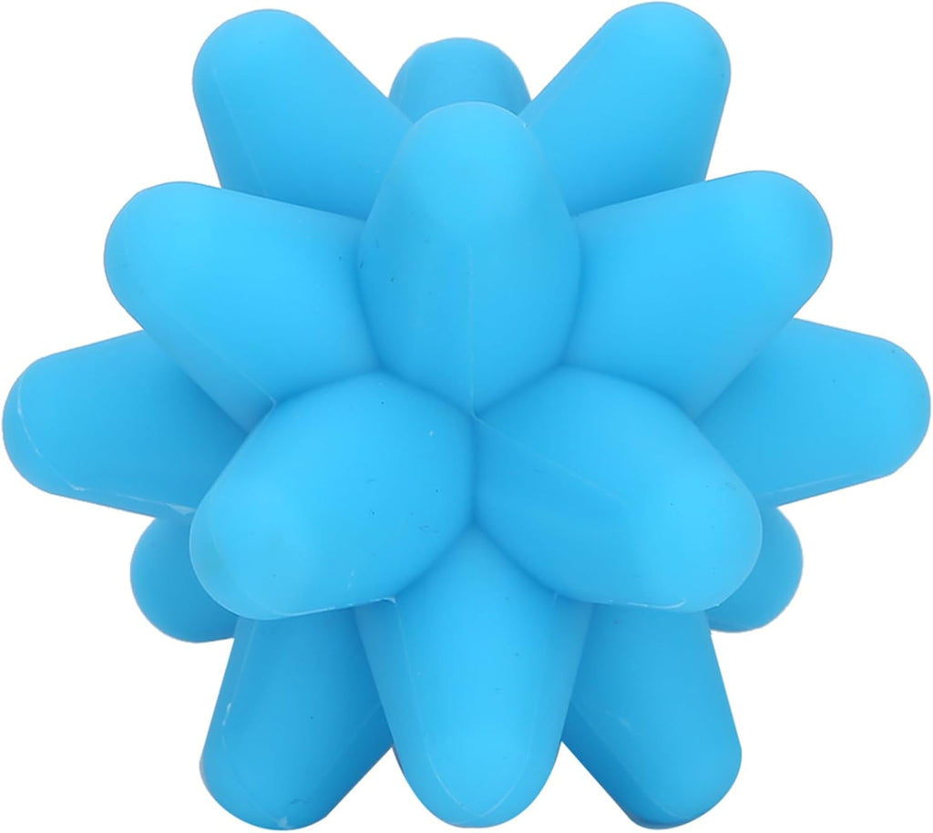 Dioche Spiky Massage Balls, 2 Colors Acupoint Physical Massage Balls, Lacrosse Ball Roller Set Perfect for Foot Massage, Deep Tissue Massage, Trigger Point (Blue)