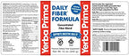 Yerba Prima Daily Fiber Formula 12 oz (3 Pack) - Soluble & Insoluble Dietary Fiber Supplement - Colon Health - Vegan, Non-GMO, Gluten-Free