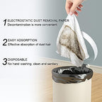 Kingzhuo 200 Pcs Disposable Cleaning Wipes - Microfibre Electrostatic Floor Cloths, Wet or Dry Wipes Floor Duster, Fits Most Mops, 29cm x 21cm
