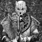 L'VOW Adult Full Face Mask Animal Skull Mask Realistic Scary Head Mask for Masquerade Halloween Party