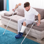 Mediss Cast Toe Sock Cover for Foot Ankle Cast, Warm Plaster Stocking Protective Accessories, Breathable & Adjustable, 1 Pcs (S)