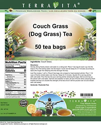 Couch Grass (Dog Grass) Tea (50 tea bags, ZIN: 427124)