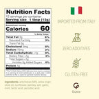 Gusta Artichokes Spreadable Pate - Made in Italy Dip or Spread - Paste of Artichoke in Jar with Extra Virgin Olive Oil - Non-GMO, All Natural - Perfect Snack - 6.35oz Glass Jar