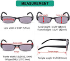 Eyekepper Reading Glasses-4 Pack Include Reading Sunglasses for Women Men Reading Under The Sun,Two-Tone Reader Eyeglasses