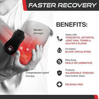 Sleeve Stars Tennis Elbow Brace for Men & Women, Elbow Brace for Tendonitis, Tennis Elbow Strap, Golfers Elbow Brace, Counterforce Brace for Tennis Elbow Relief, Fits 9"-23" (Single/Black)