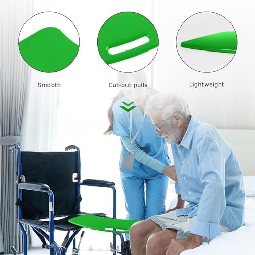 Slide Transfer Board, Slide Board for Wheelchair - Maximum Load Capacity 300lbs for Family Outings and Hospitals