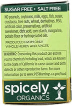 Spicely Organics Ground Sumac Spice In EcoBox, Gluten Free, 0.45 Ounces (Pack Of 6)