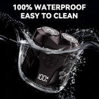 Enchen Electric Shaver for Men - 2-Direction Flex Heads, Waterproof Rechargeable Portable Shaver with Multi-Functional Display, 60 Mins Run Time Ideal for Travel, Home & On-The-Go Use