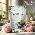 Milk Oolong Tea Loose Leaf – Premium Chinese Oolong Tea 3oz | Double Milky Aroma & Smooth Taste | Bulk Loose Leaf Tea Tin | Afternoon & Asian Tea