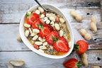 The Great British Porridge Co Gluten Free & Vegan Friendly Nutritious Instant Porridge (Strawberry & Peanut Butter, 3-Pack)