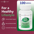 GeriCare One-Daily Multi-Vitamin with Iron Tablets,100 Count (Pack of 1)