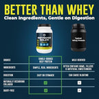 Grass Fed Beef Protein Powder – 22g Protein, 17g Collagen, 18 Amino Acids, Non-GMO - Dairy, Sugar & Gluten Free – Chocolate Flavor, Carnivore & Paleo Friendly, Beef Protein Isolate, 30 Servings
