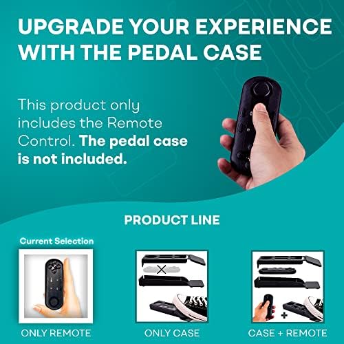 Bluetooth Remote Control for Teleprompter, Includes Teleprompter APP for Apple, Android Windows & Mac, Wireless Controller for Beam Splitter Prompter, Live Events & Content Creation