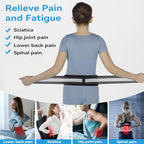 Waist Belt Sacroiliac Hip Belt, Lumbar Support Sciatica Pain Relief, Sacroiliac SI Joint - Lower Back Support Brace for Women and Men, Non-Slip and Adjustable & Breathable Back Pain Relief (Medium)