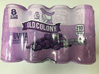 OLD COLONY UVA - Puerto Rico's Favorite Grape Flavored Soda - 12 oz cans - 8 Pack