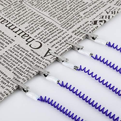 Annhua Dental Bib Flexible with Clips on Both Ends (Pack of 3), Elastic Napkin Holder Adjustable for Adult|Kid|Patient|Tattoo, Dark Blue - Light & Portable - Length 15.7"