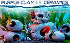 Ameliade Aquarium Decorations Cave Fish Tank Accessories Rock Decor for Shrimp Cichlid Hiding Breeding Small Fish Bowl Hide Decoration Betta Toys Hideout Stones House（Medium）