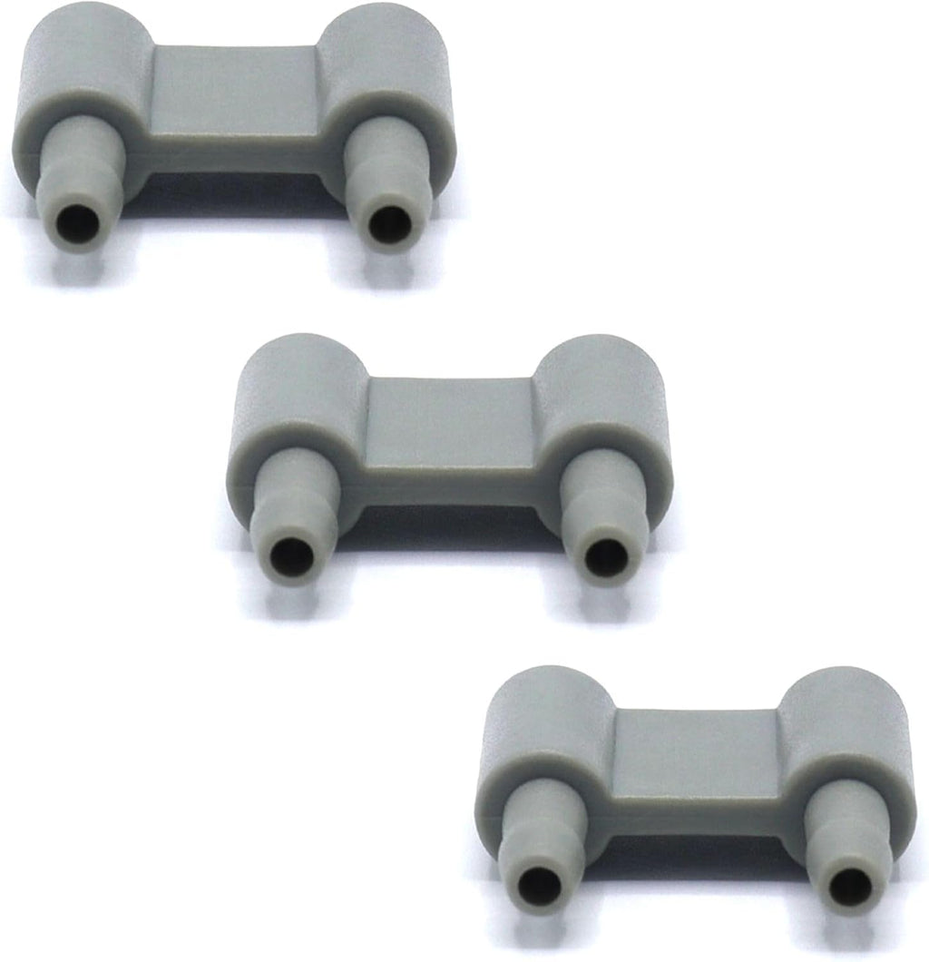 3PCS BP27 NIBP Connectors for Blood Pressure Monitor and Dual Tube Cuffs, Air Hose Adapter