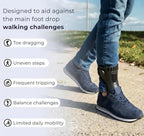 Cedro Foot Drop Afo Brace,Footsdrops Braces for Walking,Breathable Ankle Foots Orthosis Support Braces (Left(Airbag),Medium)