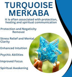 Jet Lovely Big Genuine Jet Turquoise Orgone Merkaba 4" Huge Large Crystal Gemstones Copper Metal Mix Rare Healing Positive Energy Tetrahedron Sacred Geometry Memory Concentration Meditation