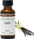 LorAnn Oils Super Strength Flavoring - Used For Candy Making, Flavoring Extracts, Baking, Hard Candy, and Flavor Oils - Bold, Natural Flavors 4X Stronger Than Extracts - Vanilla, 1 fl oz