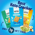 keto snacks Keto Crackers chips (variety) low carb Crackers Almond flour. Low carb snack keyto cracker zero carbs snacks no sugar, 0 no carbs sugar free snack high fiber.