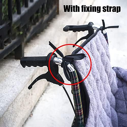 Wheelchair Blanket | Outdoor Cold Proof and Wind Proof Leg and Foot Thermal Cover | Wind Proof and Warm Wheelchair Blanket | Wheelchair Accessories/Gray/130 * 130Cm