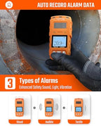 TopTes Guard-756 Upgraded Oxygen Detector, 0-30% VOL, Portable O2 Monitor, 0.5s Fast Response, Rechargeable O2 Gas Detector, with Vibe, Light & Sound Alarms, Dust and Explosion Proof, for Work, Home