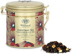 Christmas Tea Clip Top Tin