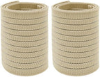 2 PCS Elastic Wrist Support Band Wrap Breathable Wrist Brace Adjustable Wrist Straps Support Relieves Wrist Pain Arthritis Tendonitis Sports Use for Men and Women Right & Left (Nude)