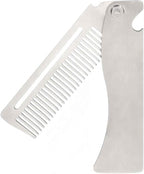 Hair Combs for Women and Men Folding Beard Comb Stainless Steel is Durable