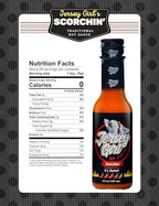 Jersey Girl Hot Sauce Co Scorchin' Hot Sauce - Made with Carolina Reaper & Dragon's Breath Peppers/2 of the Hottest Peppers in the World - All Natural, A Sodium/Salt Free Condiment - 5 Oz Bottle