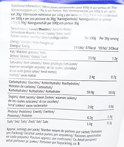 Tyrrell's Furrows Sea Salted Crisps, 150 g