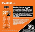 POWERADE Sports Drink Orange, 20 Ounce (Pack of 24)