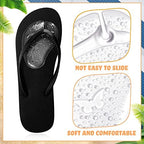 Handepo 3 Pairs Gel Metatarsal Pads for Thong Forefoot Cushion Inserts Foot Pads Non Slip Shoe Cushion for Self Adhesive Sandals Thong Pads Toe Post Protector Pain of Foot Grip Pads for Women Men