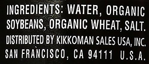Kikkoman Organic Naturally Brewed Soy Sauce, 10 Ounce