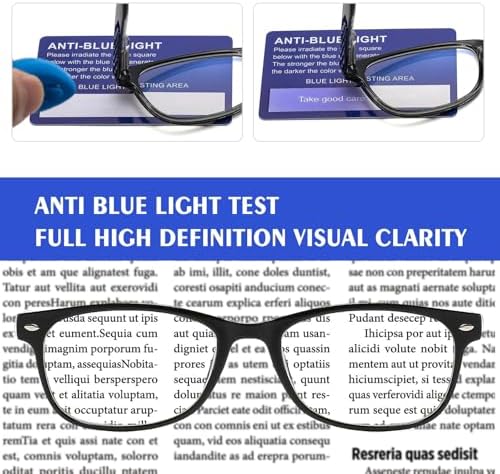 Suertree Reading Glasses for Men Women 3 Pack UV Ray Eyeglasses Anti Glare Spring Hinge Readers Aid