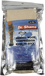 Merino Wool Compression Knee High Socks Ideal for, Hiking, Ski, Travel-Sports-Nurses-Reduces Swelling