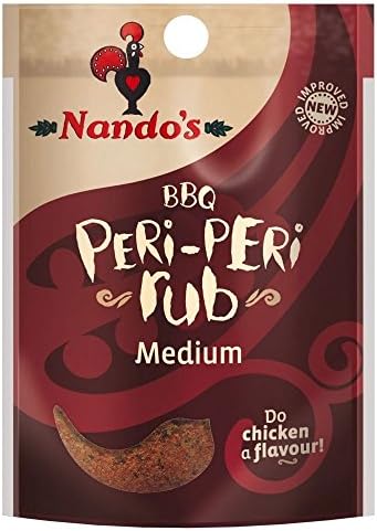 Nando's BBQ Peri Peri Rub Medium (25g) - Pack of 2