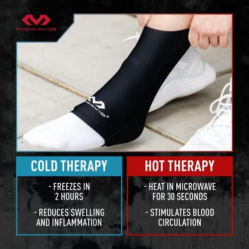 McDavid MD Flex Ice Therapy Ankle Comp Sleeve-Black