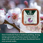 Eden Umeboshi Paste, Pickled Ume Plum Puree, Artisan Made in Japan, No MSG, No Chemical Additives, 7oz