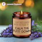 Miracu Calming Candle, Stress Relief Gifts for Women, Relaxing Gifts for Men, People - Anxiety Relief Items - Mothers Day, Calm Down, Birthday Funny Aromatherapy Candles for Women Friend Coworker Mom