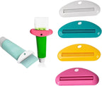 Toothpaste Squeezer, Tube Squeezer Tool Roller, Dispenser Toothpaste Tube Squeezer Tooth Pastetooth Paste Squeeze (4 Colors)