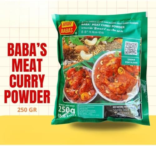 Babas Meat Curry Powder, 8 Ounce