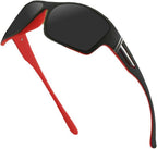 Ultralight Full Reading Glasses for Mens and Womens, Outdoor Square Sports Presbyopia Sunglasses Reader