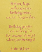 American Greetings 1st Birthday Card for Girl (Cupcake)